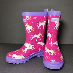 Hatley Rainbow Unicorn boots